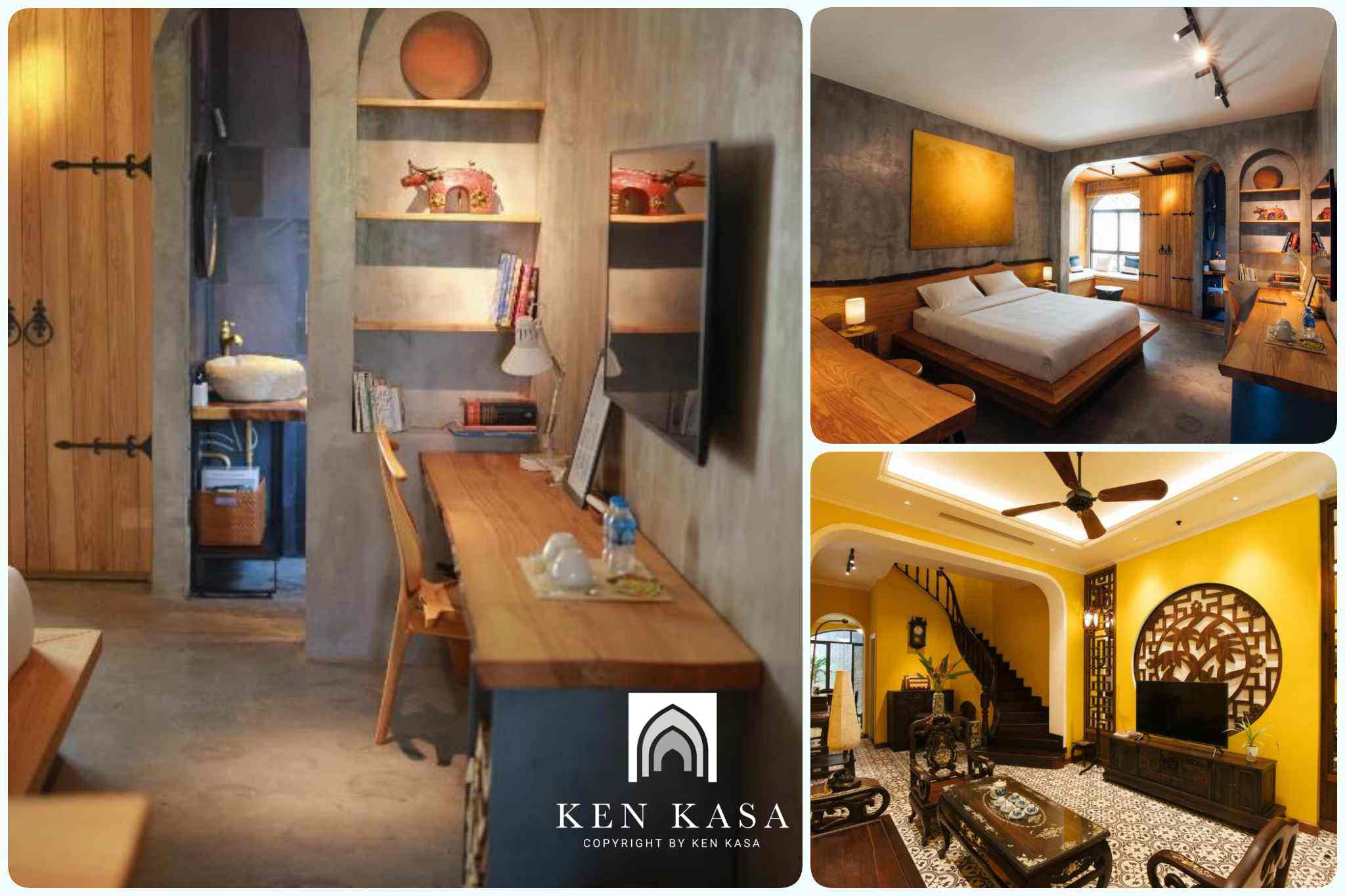 Mẫu nhà homestay đẹp Tonkin House 